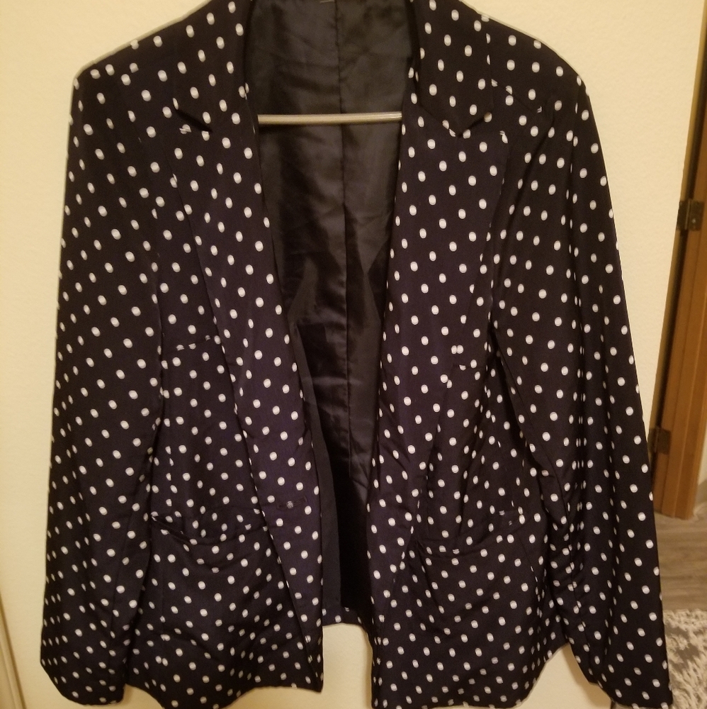 Women's dot blazer